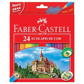 Lápis Ecolápis 24 Cores Faber Castell ES PM