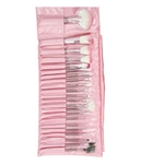 LAR Makeup Brush Escova da composição 22pcs Professional Cosmetic Set with Pink Pink Bag