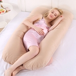 LAR Multifuncional destacável Dormir Suporte Pillow para Gestantes Body Pillow U maternidade travesseiro Sleepers Gravidez colaterais 70x130cm