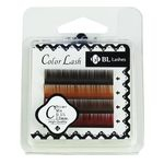 Laser Color Lash Marrom Mix Curva C - 0.15mm - Tamanho 1.1mm