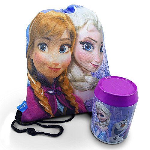 Lata + Mochila Saco Anna Elsa & Olaf Frozen - Disney