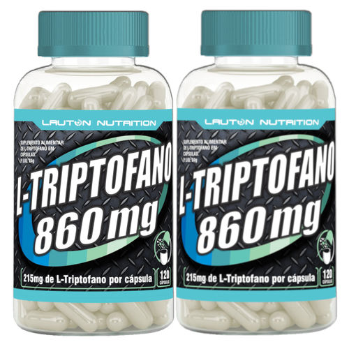 Lauton Nutrition Kit 2x L-triptofano 860mg 120 Caps