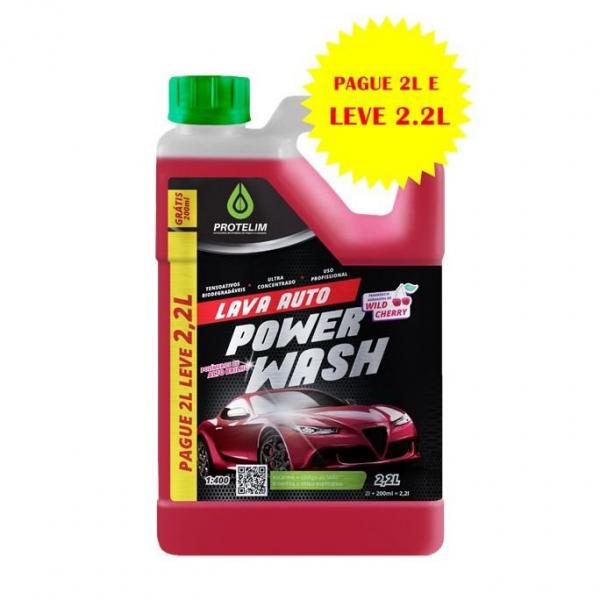 Lava Auto Shampoo Neutro Concentrado 1:400 Power Wash 2,2lt - Protelim