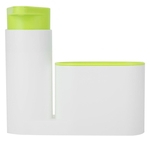 Lavagem multifuncional Kit Esponja Sink detergente sabonete Líquido Armazenamento (verde)