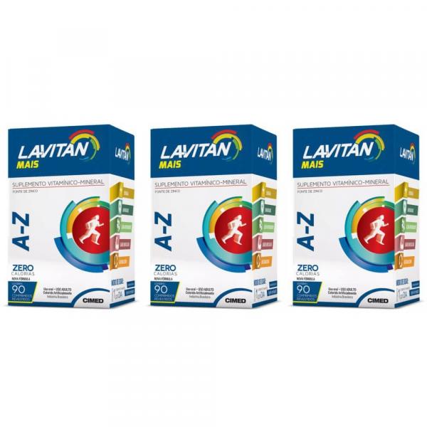 Lavitan Az Mais Suplemento Vitamínico C/90 (Kit C/03)
