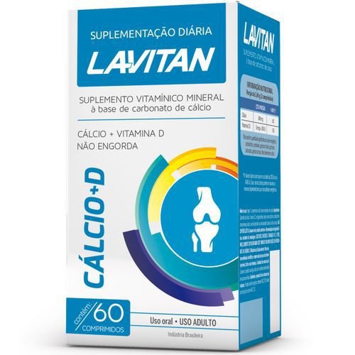 Lavitan Cálcio + D 60 Comprimidos - Cimed