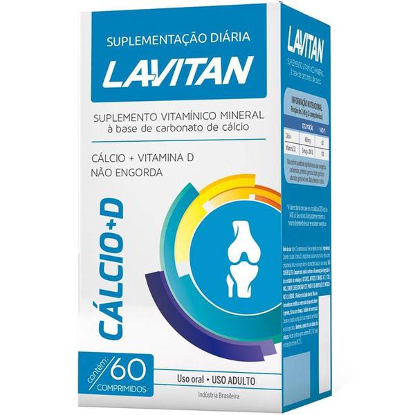 Lavitan Cálcio + D3 60 Comprimidos - Cimed