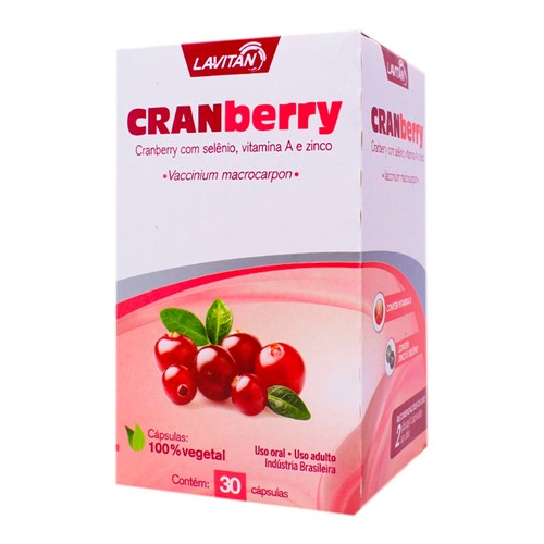 Lavitan Cranberry com 30 Cápsulas