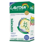 Lavitan Esporte Vitamina C (Imunidade) Rico em Zinco + Energia 60 comprimidos