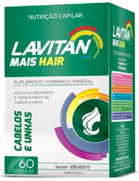 Lavitan Hair Oferta Cabelos Unhas C/60 Cápsulas Vitaone