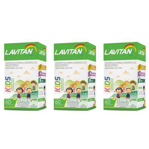 Lavitan Kids Suplemento Vitamínico C/60 (kit C/03)