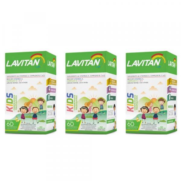 Lavitan Kids Suplemento Vitamínico C/60 (Kit C/03)