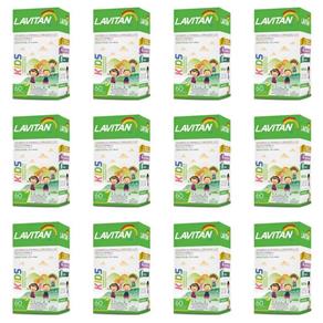 Lavitan Kids Suplemento Vitamínico C/60 (Kit C/12)