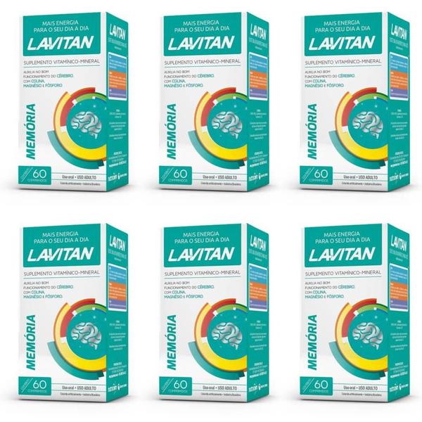 Lavitan Memoria Suplemento Vitamínico C/60 (kit C/06)