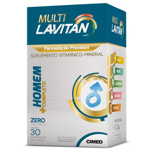 Lavitan Multi Homen com 30 Comprimidos