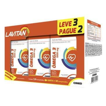 Lavitan Omega 3 60 Cápsulas Leve 3 Pague 2