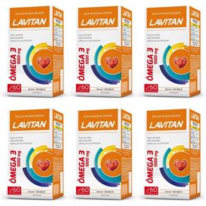 Lavitan Omega 3 Suplemento Vitamínico C/60 (Kit C/06)