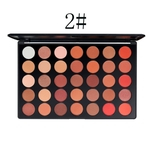 Lazy 35-color Double-layer Gradient Eye Shadow Tray Coloured Gradation Makeup