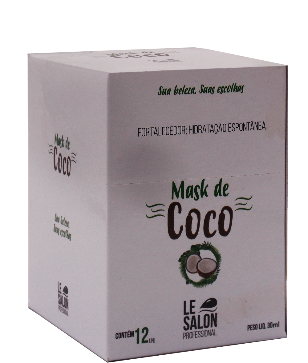 Le Salon Pro Máscara Hidratação Coco Sachê 30g Cx C/12un