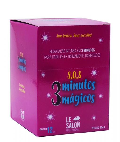 Le Salon Pro Máscara S.O.S 3 Minutos Mágicos Sachê 30g C/12 - Le Salon Professional