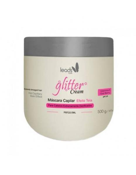 Leads Care Mascara Efeito Teia Glitter Cream 500g