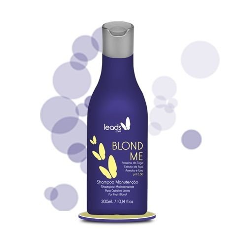 Leads Care - Shampoo de Manutenção Blond Me- 300ml - Leads Care