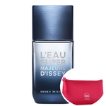L'Eau Super Majeure d'Issey Issey Miyake Eau de Toilette Perfume 100ml+Beleza Pink Nécessaire