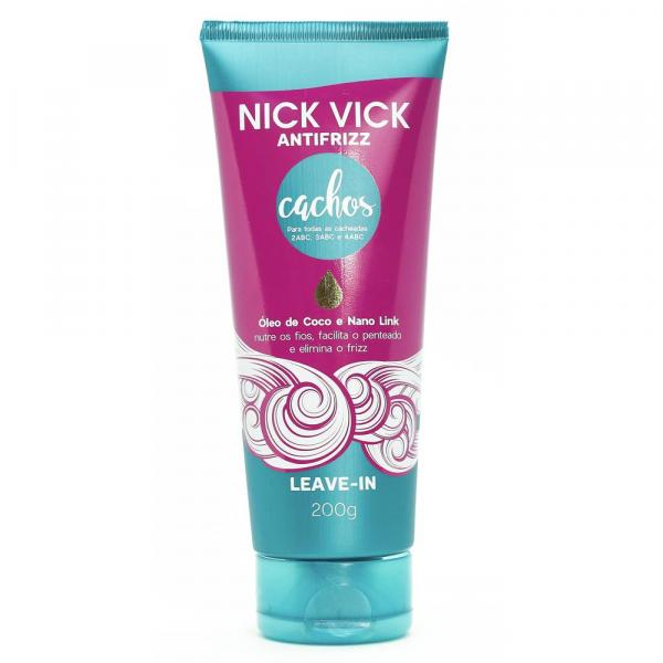 Leave-in Cachos Nick Vick Antifrizz 200g - Nick Vick