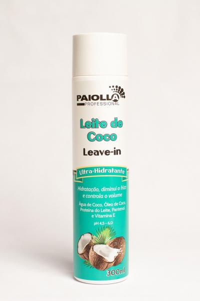 Leave-in - Leite de Coco Capilar - 300ml - Paiolla Cosméticos