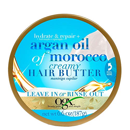 Leave In Ogx Argan Oil Of Morocco Manteiga Capilar 187g