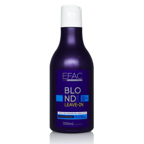 Leave-in Pós Matização EFAC Blond Hair - 300mL - Efac Cosméticos