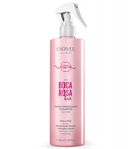 Leave-in Protetor Térmico Fluído Condicionante de Quartzo Boca Rosa Hair 215ml Cadiveu Essentials - 1 Unidade