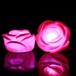 Led Coloridos Luminous Night Light Rose Forma Night Light Iluminação Brinquedos