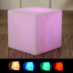 LED cubos coloridos mudan?a de humor luzes Night Light