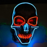 Máscara de LED Cosplay Crânio Para o Halloween