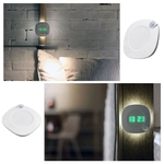 LED Night Light com Time Clock PIR Sensor de movimento para quarto de casa Escadas Lâmpada de parede Brilho Bateria Power 2 Cor da iluminação