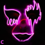 LED Série Halloween Máscara Glowing assustador Cosplay Prop
