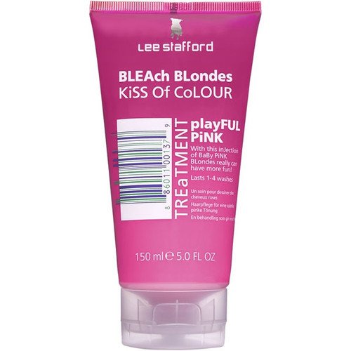 Lee Stafford Bleach Blondes Kiss Of Colour Pink Treatment - 150Ml