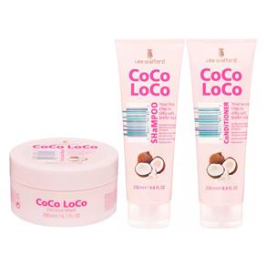 Lee Stafford Coco Loco Kit - Shampoo + Condicionador + Máscara Capilar Kit