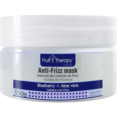 Left Hair Care - Fruit Therapy Nano Blueberry e Aloe Vera Máscara Controle de Frizz 250g