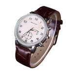 Leisure Clock Watch Quartz Leather Analog Wrist Watch