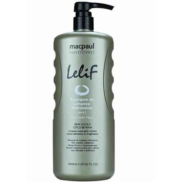 Lelif Reconstrução Shampoo de Limpeza Hidratante 1000ml Macpaul - Mac Paul