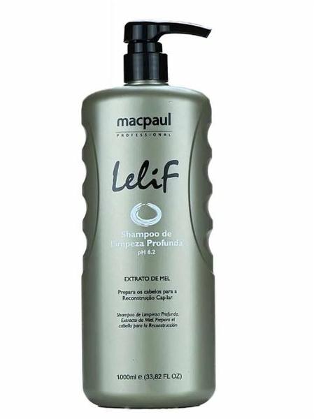 Lelif Reconstrução Shampoo de Limpeza Profunda 1000g Macpaul