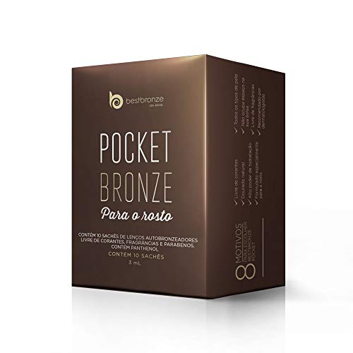 Lenço Autobronzeador Best Bronze Pocket Bronze - 10 Sachês
