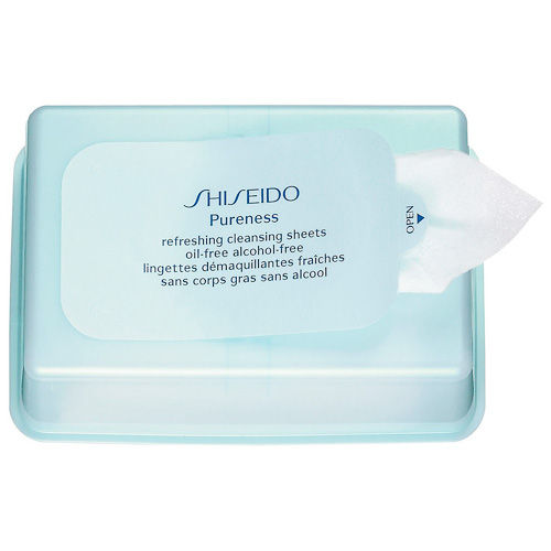 Lenço de Limpeza Facial Shiseido Pureness Refreshing Cleansing (30 Unidades)