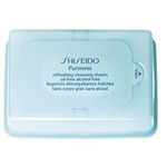 Lenço de limpeza Shiseido Pureness Refreshing Cleansing Sheets Oil Free