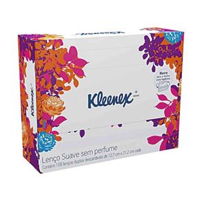 Lenço de Papel Kleenex Box com 100 Unidades