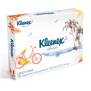 Lenço de Papel Kleenex Box Misto 50 Folhas