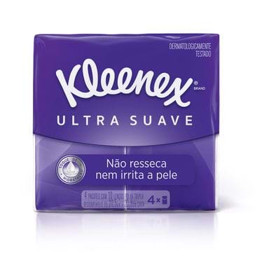 Lenço de Papel Kleenex Dermoseda Bolso 4 X 10 Unidades