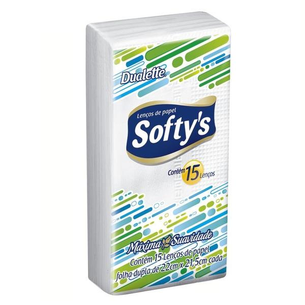 Lenço de Papel Softys Pocketc 15 Unidades - Softys